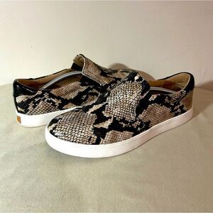 Dr. Scholl's Shoes Be Free Madison Sneaker Snakeskin Print EUC Womens Size 8.5M